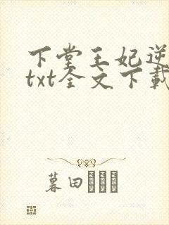 下堂王妃逆袭记txt全文下载
