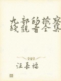 九部的检察官在线观看全集免费高清封面