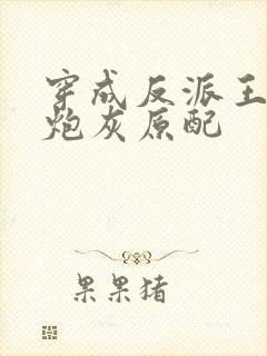 穿成反派王爷的炮灰原配
