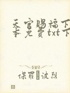 天官赐福下载全本免费txt下载
