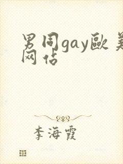 男同gay欧美网站