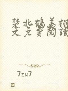 楚北鹤姜栩栩全文免费阅读笔趣阁封面