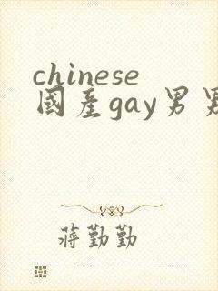 chinese国产gay男男网站