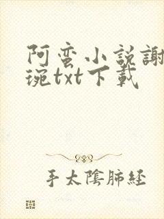 阿蛮小说谢宁卫琬txt下载