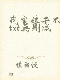 我家娘子不对劲txt无删减