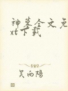 神墓全文免费txt下载