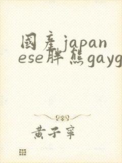 国产japanese胖熊gaygay网站