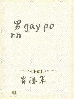 男gay porn封面