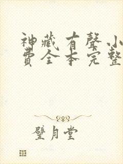 神藏有声小说免费全本完整版封面
