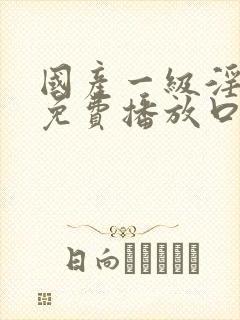 国产一级淫片a免费播放口