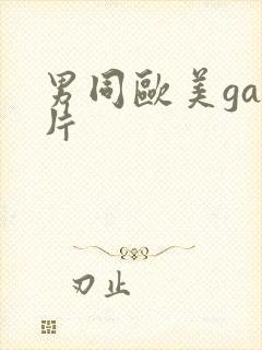 男同欧美gay片封面