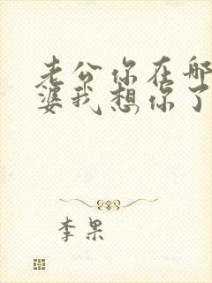 老公你在哪儿老婆我想你了歌词