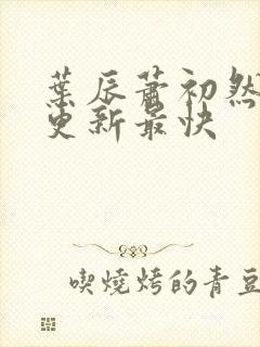 叶辰萧初然哪里更新最快