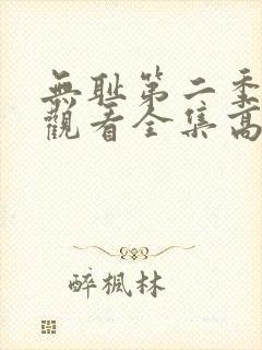 无耻第二季免费观看全集高清封面