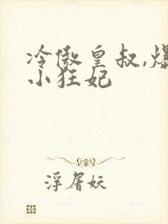 冷傲皇叔,爆宠小狂妃
