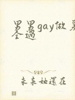 男男gay做爰全过