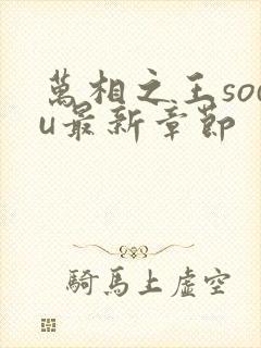 万相之王sodu最新章节
