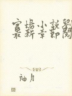 官场小说刘志中最新章节阅读全文