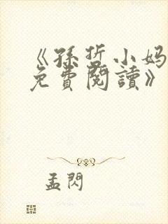 《孙哲小妈朱颜免费阅读》