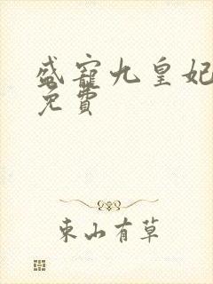 盛宠九皇妃全文免费封面