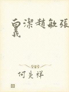 白洁赵敏张倩高义