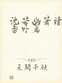 沈若幽萧靖和离番外篇