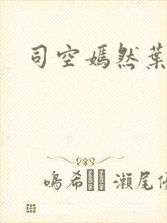 司空嫣然叶凡