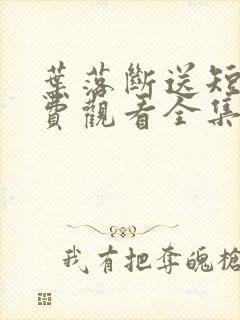 叶落断送短剧免费观看全集高清版