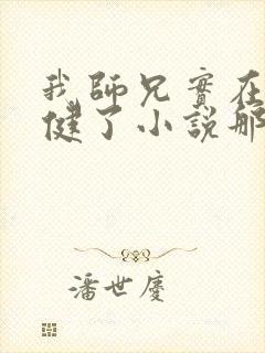 我师兄实在太稳健了小说那里可以看