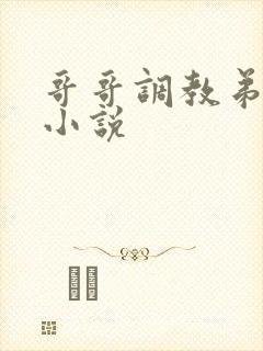 哥哥调教弟弟的小说