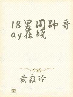 18男同帅哥gay在线
