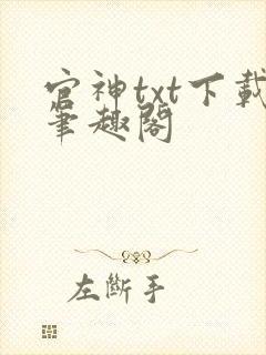 官神txt下载笔趣阁封面