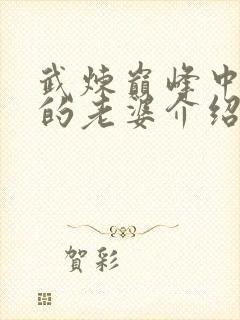 武炼巅峰中杨开的老婆介绍