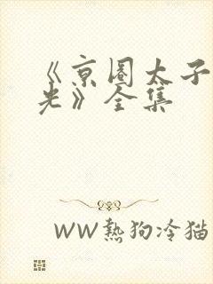 《京圈太子白月光》全集封面