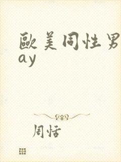 欧美同性男男gay