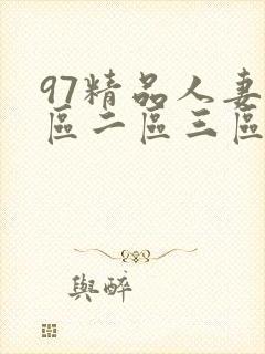 97精品人妻一区二区三区在线