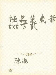 极品万岁爷完本txt下载