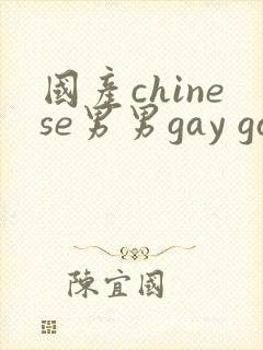 国产chinese男男gay gay网站封面