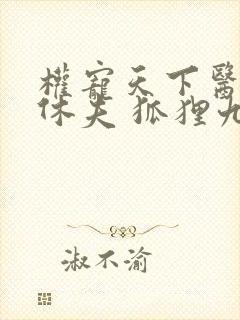 权宠天下医妃要休夫 狐狸九封面