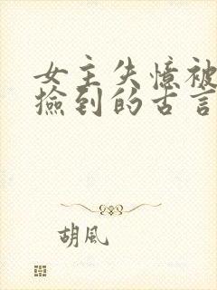 女主失忆被男主捡到的古言