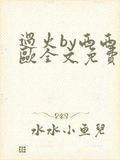 过火by西西艾欧全文免费阅读笔趣阁