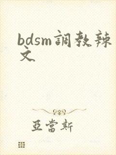 bdsm调教辣文