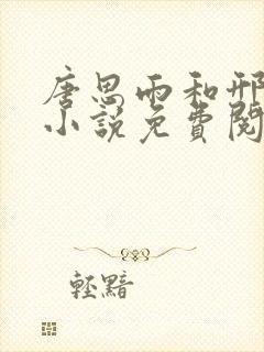 唐思雨和邢烈寒小说免费阅读全文