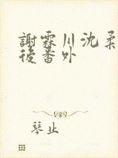 谢霖川沈柔结局后番外