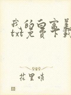 我的白富美老婆txt免费下载