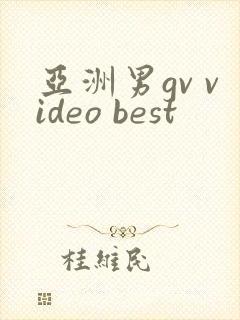 亚洲男gv video best