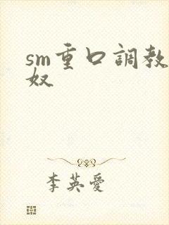 sm重口调教男奴封面
