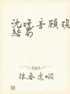 沈晚音顾砚霖大结局