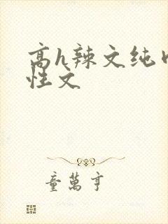 高h辣文纯肉双性文封面