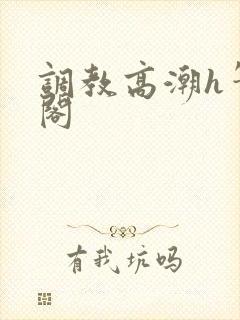 调教高潮h笔趣阁
